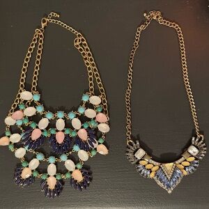 Statement necklaces-set of 2